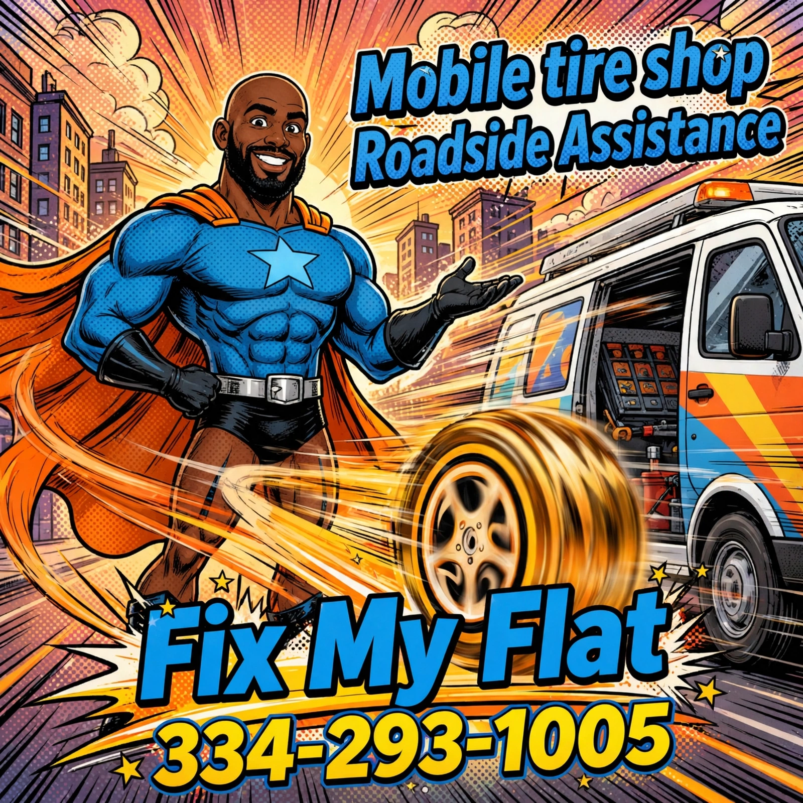 Fix My Flat Mobile Tire & Roadside Assistance logo