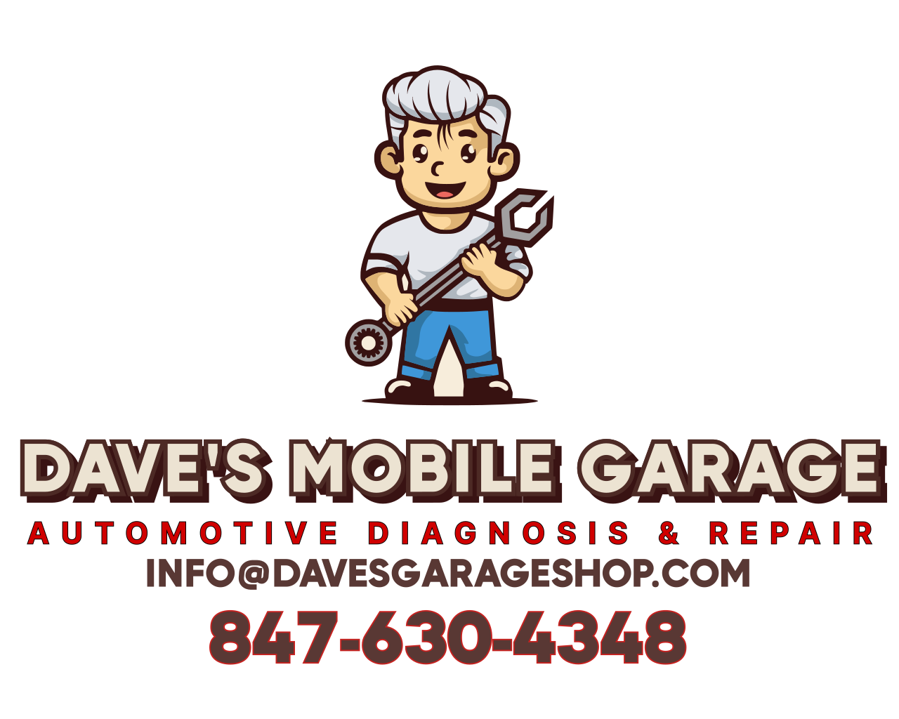 Dave's Mobile Garage logo