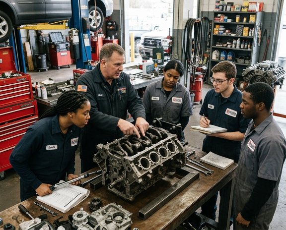 Engine Repair & Rebuild training photo