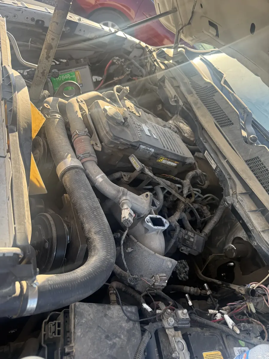 Front clip apart to reach the work, Hemet area