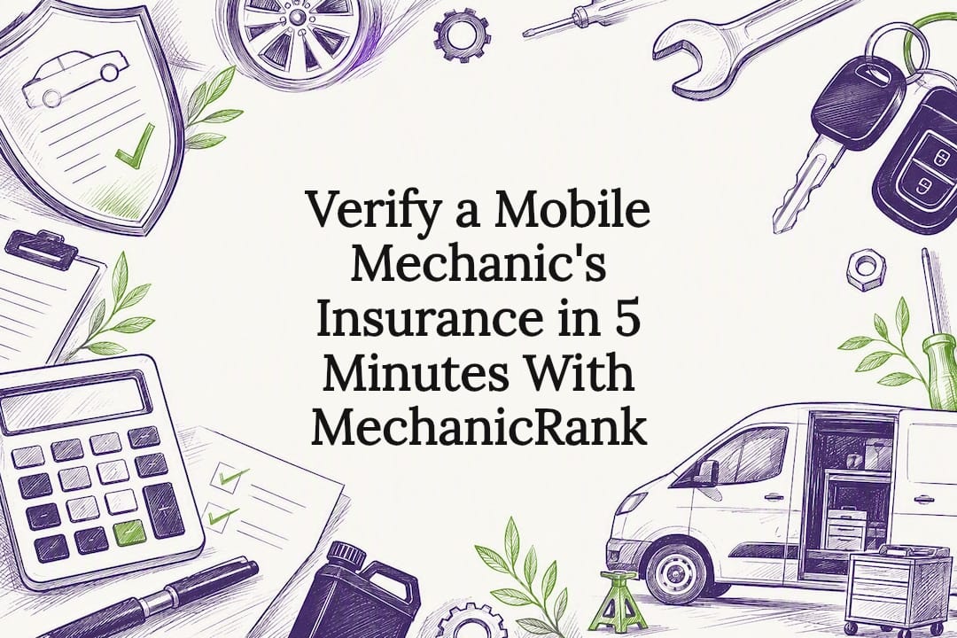 Verify a Mobile Mechanic's Insurance in 5 Minutes With MechanicRank