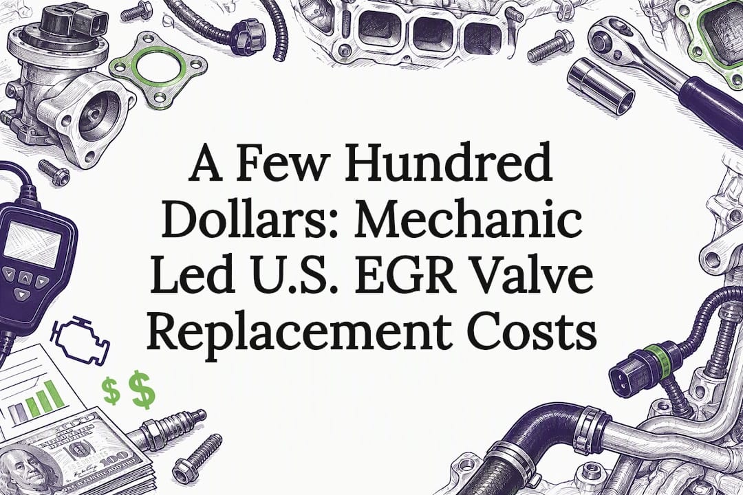 EGR Valve Replacement Cost ($489 to $632) and How to Check a Quote