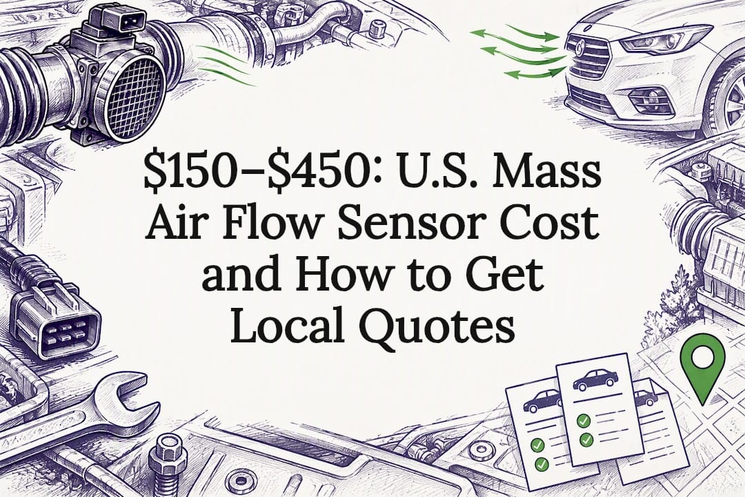 Mass Air Flow Sensor Cost ($274 to $381) and How to Check a Quote