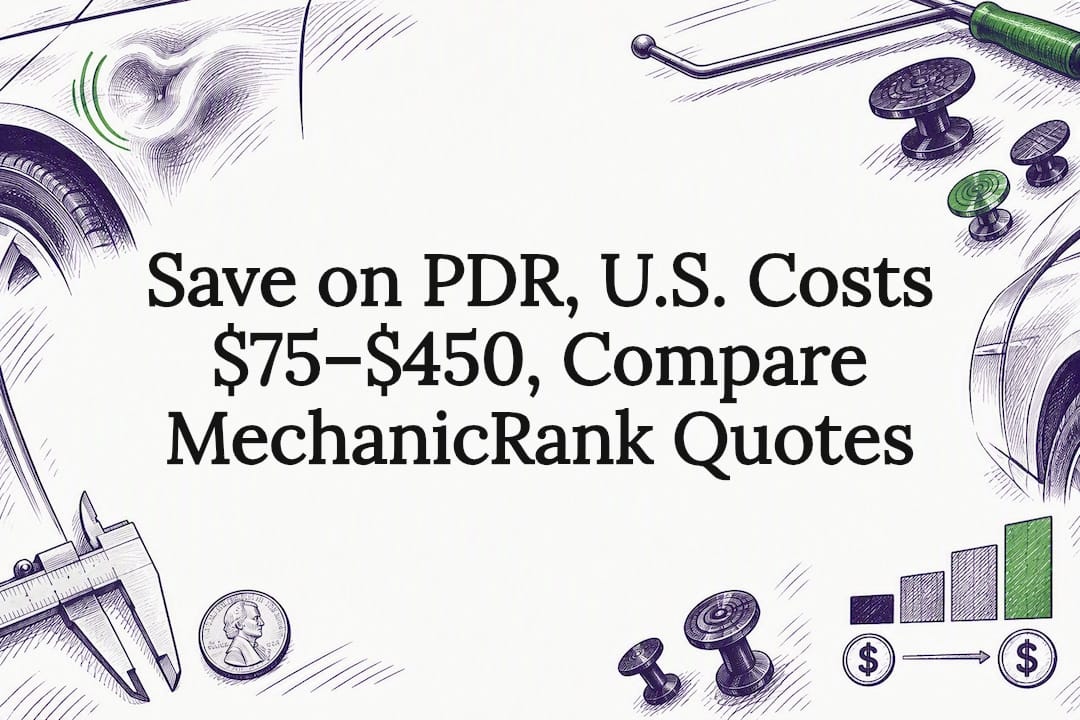 Save on PDR, U.S. Costs $75 to $450, Compare MechanicRank Quotes