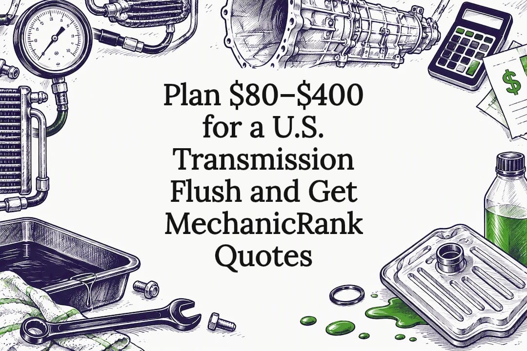 Plan $80 to $400 for a U.S. Transmission Flush and Get MechanicRank Quotes