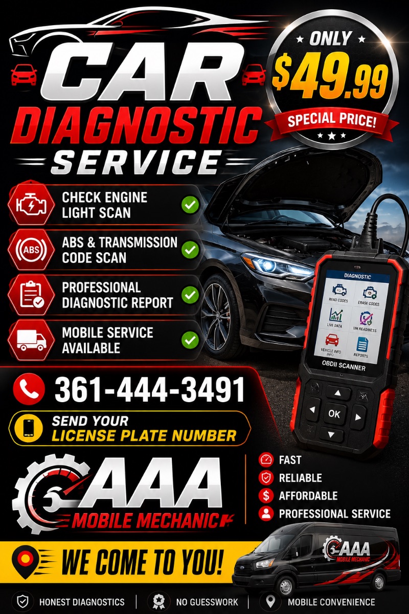 AAA MOBILE MECHANIC in Corpus Christi