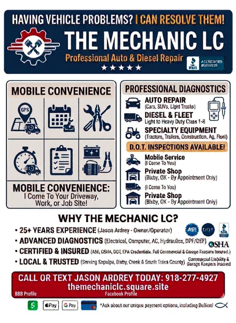 Auto repair in Sand Springs, OK