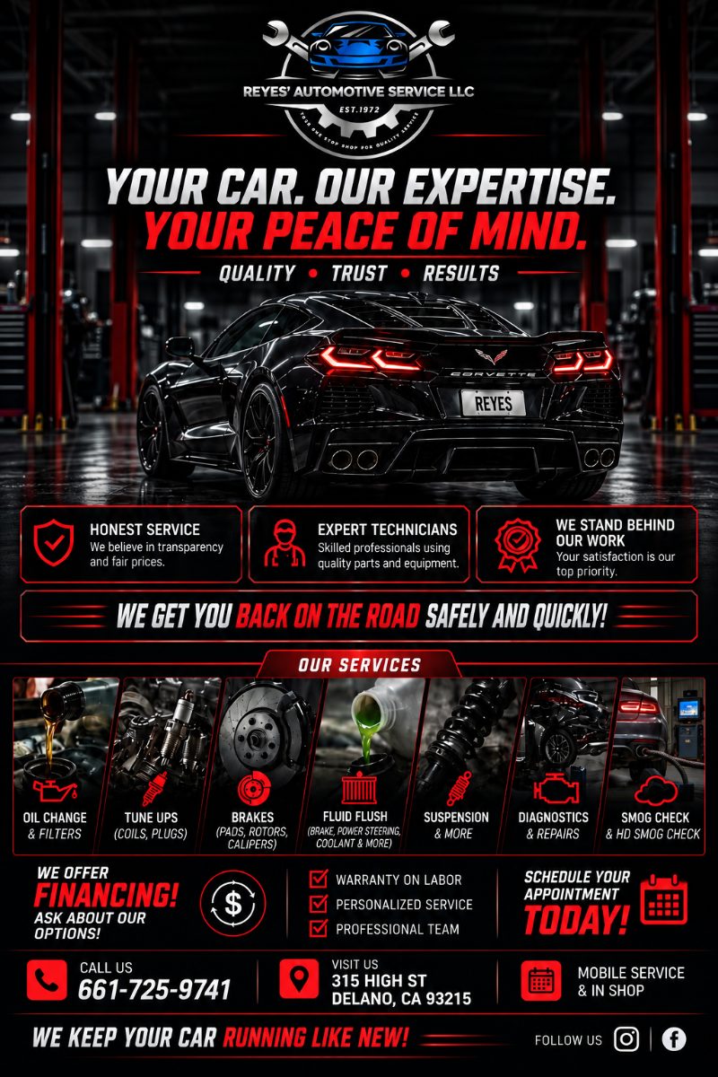 Auto repair in Delano, CA