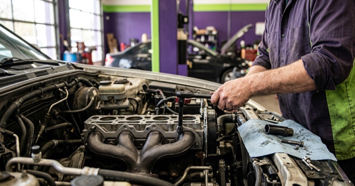 Exhaust Manifold Replacement