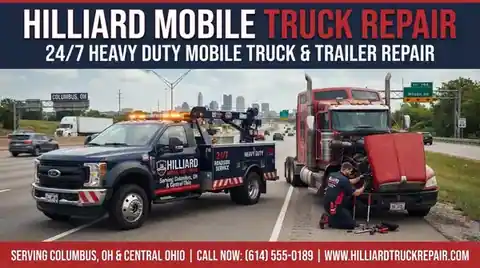 Hilliard Mobile Truck Repair in Columbus