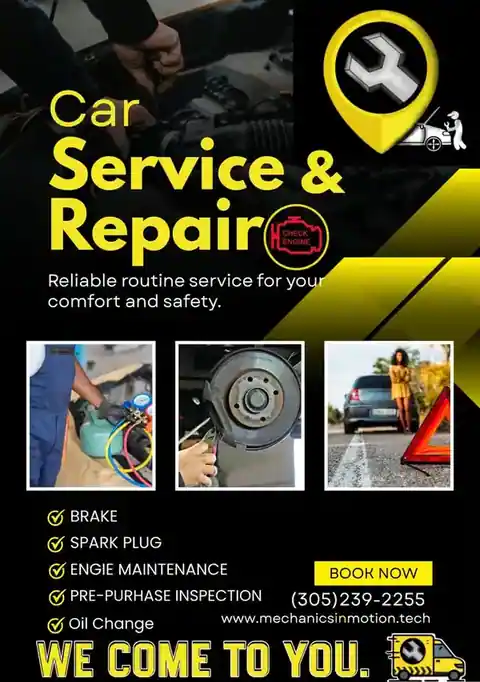Mechanics in Motion LLC Mobile Mechanics in Miami