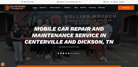 Rolling Wrench Mobile Auto Repair & Diagnostics in Nashville