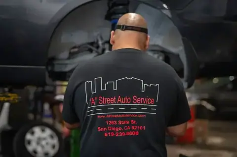 A STREET AUTO SERVICE in San Diego