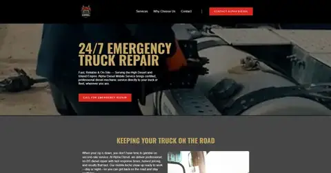 Alpha Diesel Mobile Service in Adelanto