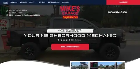 Mike's Garage in Tallahassee