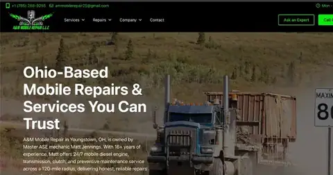 A&M Mobile Diesel Truck Repair in Youngstown