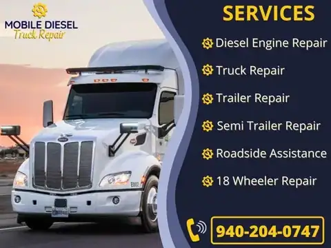 Mobile Diesel Truck Repair in Denton