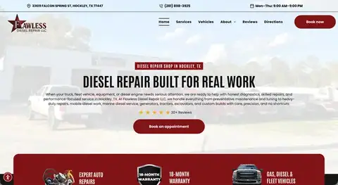 Flawless Diesel Repair LLC. in Hockley