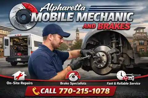 Alpharetta Mobile Mechanic and Brakes in Roswell