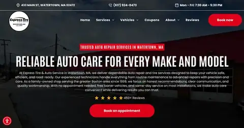 Express Tire Fuel in Watertown