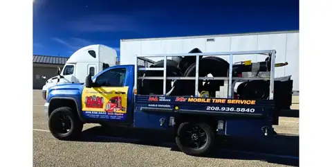 A & A Tires 24 Hr Mobile Roadside Services Truck Tire Repair in Caldwell