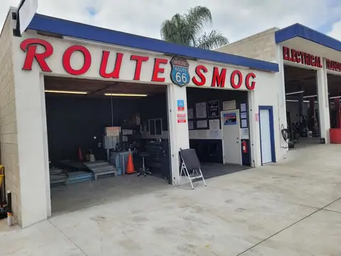 Route 66 Star Smog Check & Clean truck check. in Glendora