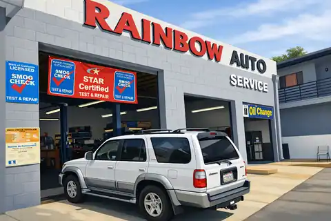 Rainbow auto smog & repair in Hawthorne