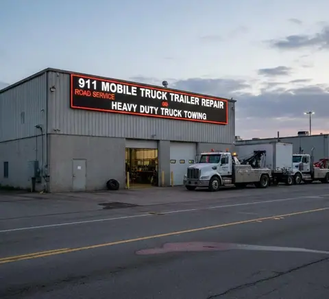911 mobile truck trailer repair road service in Moreno Valley