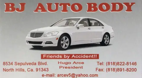 BJ Auto Body Shop in North Hills
