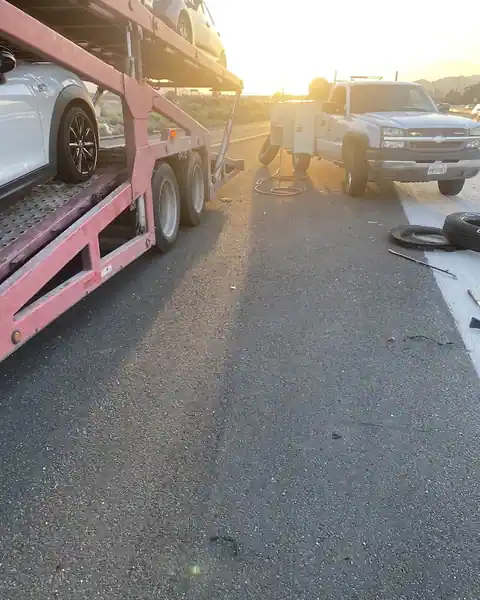 Serano's tire road service in Thermal