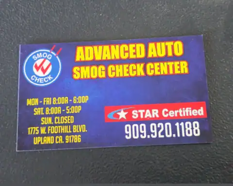 Advanced Auto Smog Check Center in Upland