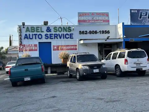 Abel & Son's Auto Service in Whittier