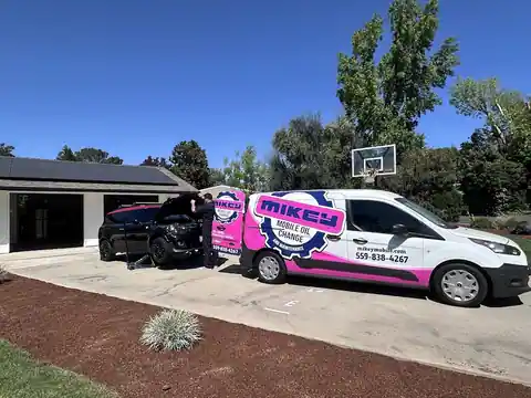 Mikey Mobile Oil Change in Clovis
