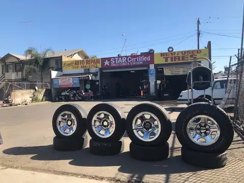 Frank's Auto Smog check New and Used tires in Fresno