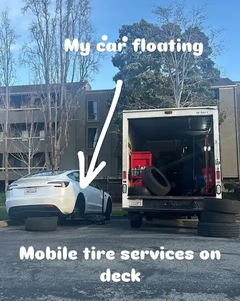 Mobile Tire Roadside Service in Hayward