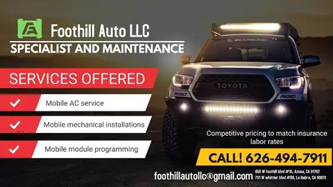 Foothill Auto Care ADAS Calibration Center in La Habra