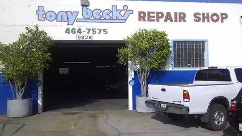 Tony Beck's Repair Shop in La Mesa