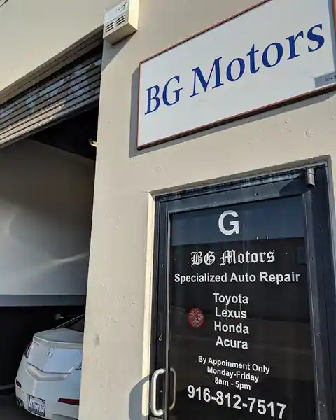 BG Motors - Toyota Auto Repair Shop in Sacramento