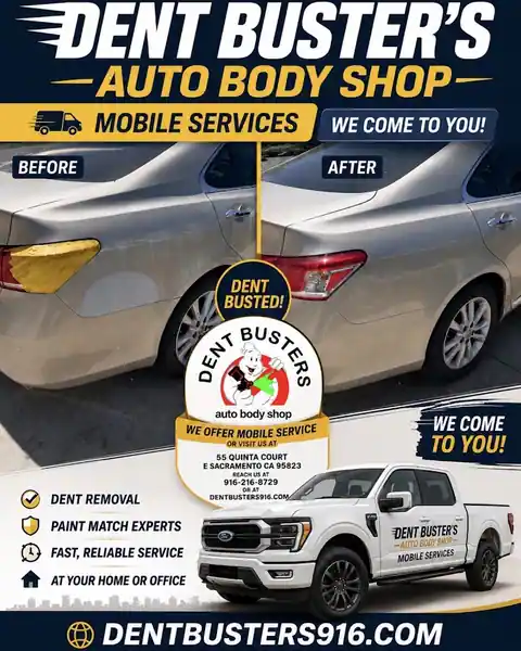 Dent busters MOBILE AUTO BODY REPAIR in Sacramento
