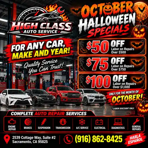 High Class Auto Service in Sacramento