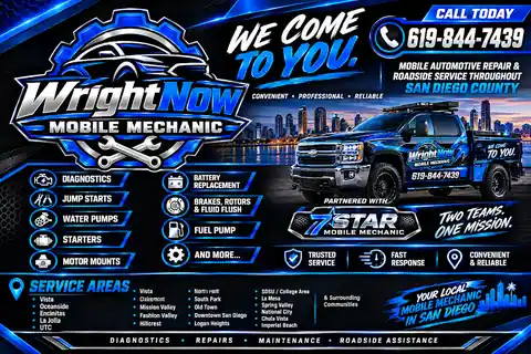 Wright-Now Mobile Mechanic in San Diego
