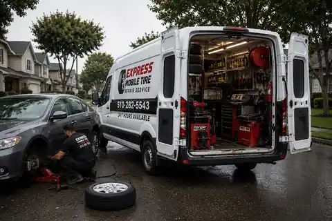 Express Mobile Tire Repair Service in San Francisco