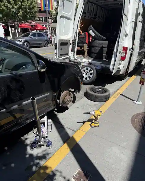 Quick Mobile Tire Repair Service in San Francisco