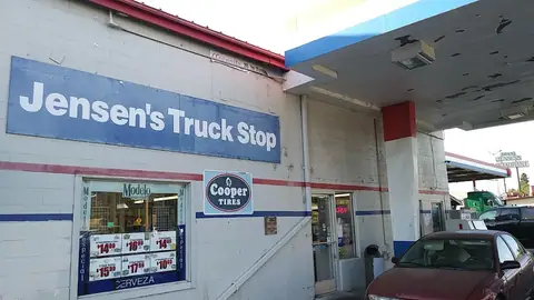 Jensens Truck Stop in Ukiah