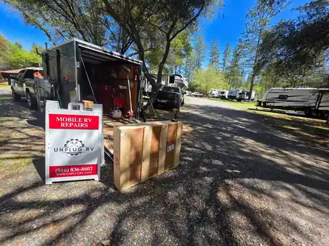 Unplug RV in West Sacramento
