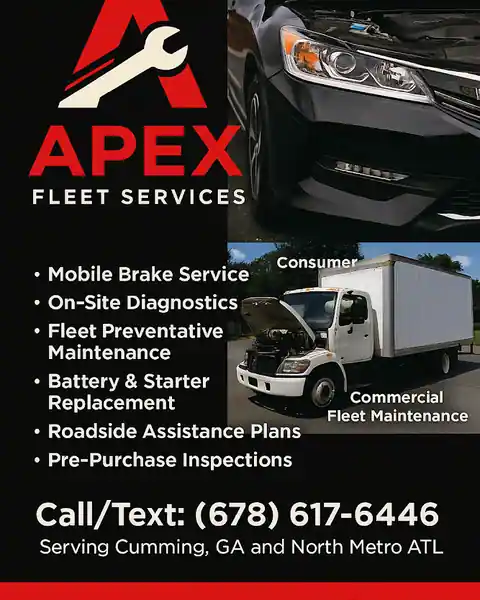 Apex Fleet Services Mobile Mechanic & Roadside Repair in Cumming
