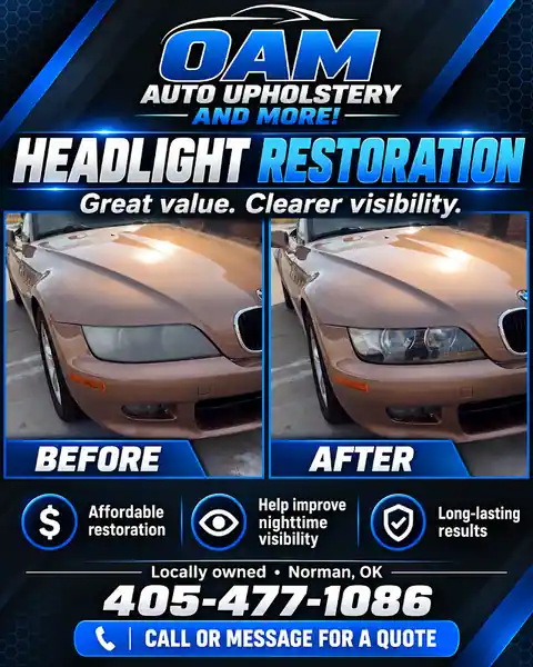 O.A.M. AUTO UPHOLSTERY and more! in Norman
