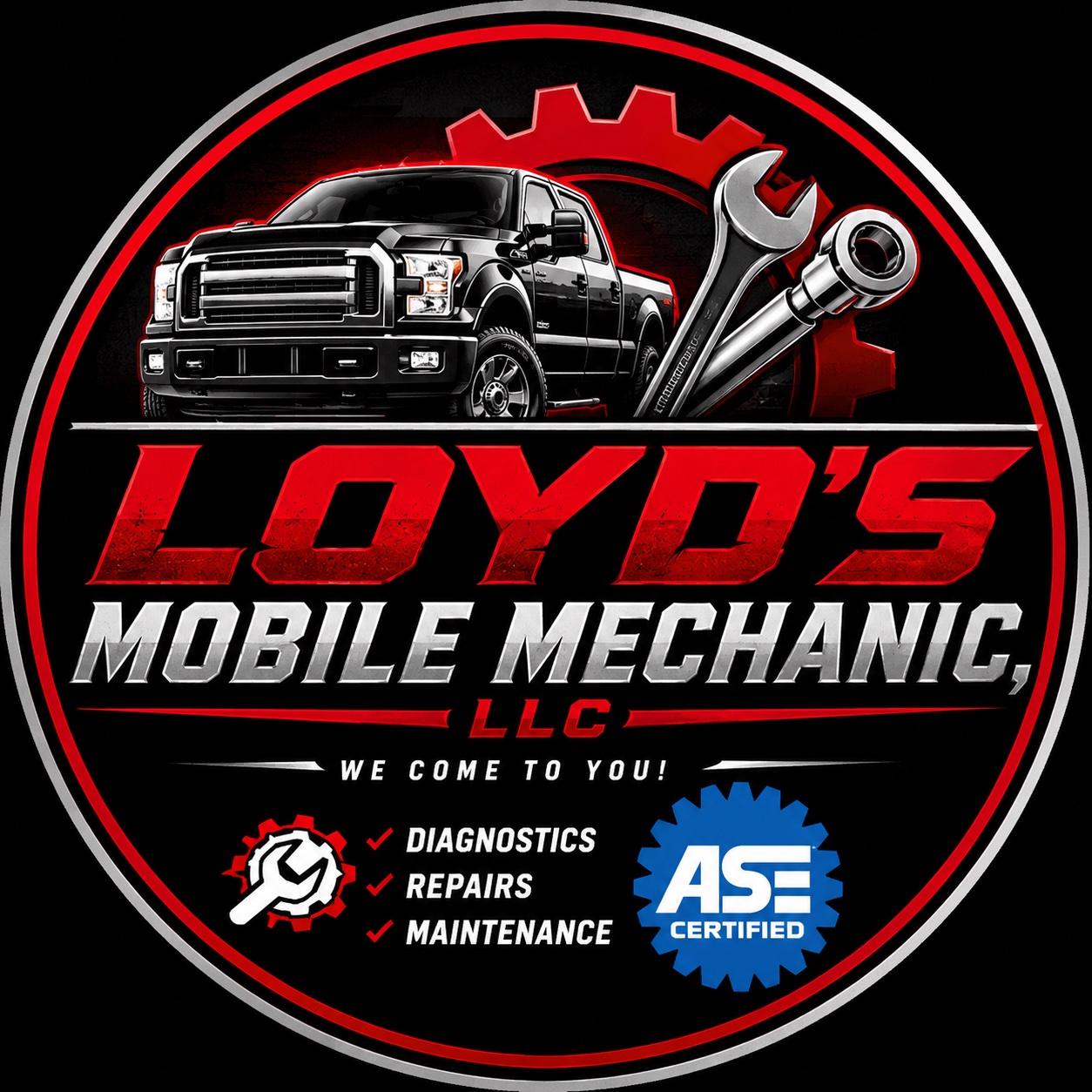 Loyd’s mobile mechanic llc logo